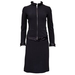 Jean Paul Gaultier A/W 99 Black Tube Jacket and Skirt Set